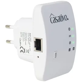 casativo Mini-WLAN-Repeater 300 Mbit/s weiß