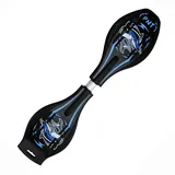 Magnitt Caster Board, Deluxe Junior Skateboard mit beleuchteten Rädern, kompaktes, leichtes Waveboard, Twistboard für Kinder ab 8 Jahren, verbesserte Farbe (1)