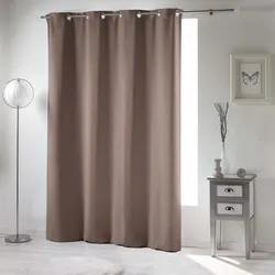 Vorhang 135x240cm braun blickdicht