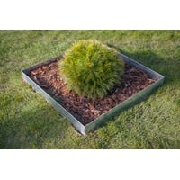 Rasenkante Metall Set Viereck 76x76x76x76cm 13,5cm hoch Beeteinfassung Wegbegrenzung