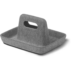 Tatami, Tischkorb, Filz Optik grau