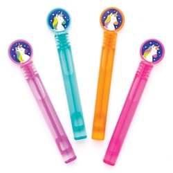 Seifenblasen-Stäbe "Regenbogen-Einhorn" (pro Set 8) Mitgebsel
