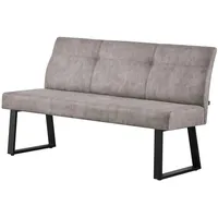 Dubi möbel Sitzbank Joy, in Wildleder-Grau - (B)160 x