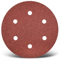 MENZER Red Klett-Schleifscheiben, 225 mm, 6-Loch, f. Trockenbauschleifer, Normalkorund