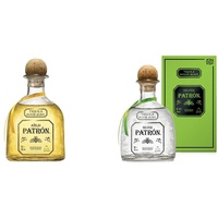 Patrón Silver Tequila, 700ml & Patrón Añejo Tequila (1 x 0.7 l)