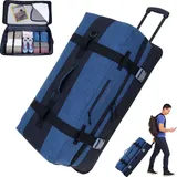 Elephant Gin Elephant Travel 4-Rollen 80 cm / 120 l blau/schwarz
