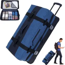 Elephant Gin Elephant Travel 4-Rollen 80 cm / 120 l blau/schwarz