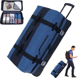 Elephant Gin Elephant Travel 4-Rollen 80 cm / 120 l blau/schwarz