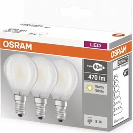 Osram LED-Tropfen 4W E14 3er Pack (819399)