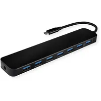 Value USB 3.2 Gen 1 Hub, 7fach, Typ C Anschlusskabel