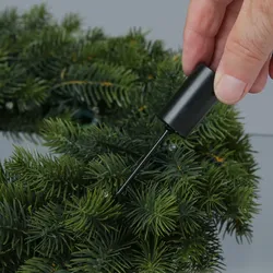 Stabkerzenhalter für Adventskranz Gesteck ohne Dorn Kerzenpick 4St