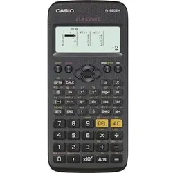 Schulrechner FX-82DE X, 77x13,8x165,5mm, schwarz, 325 Funktionen, Batterie