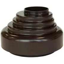 Inefa Fallrohr Verbindungsstück PVC DN 50 Dunkelbraun