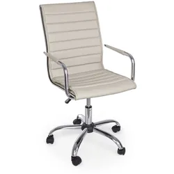 Bürostuhl Perth aus Kunstleder, Taupe