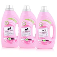 burti burti Wolle & Seide Feinwaschmittel 1,45L - Für flauschige Wolle (3er Colorwaschmittel