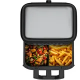 Klarstein Heißluftfritteuse 9 Liter 2 Garzonen 6 Programme