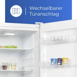 Exquisit KS350-V-H-040E Kühlschrank (331 l, 1730 mm hoch, Weiß)