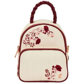 Funko Loungefly Cream & Red Floral Convertible Mini Backpack & Crossbody Bag