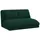 vidaXL Bodenstuhl Dunkelgrün Samt 110 x 82 x 55 cm mit Kissen