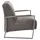 K+W Komfort & Wohnen Cocktailsessel mit bezogenen Armlehnen 62 x 77 x 83 cm Braun