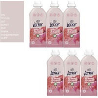 (1L|6,25) 6x800ml Lenor Weichspüler Pfingstrose & Hibiskusblüte | 192 WL