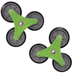 2x Ersatzrad für Treppensteiger Sternrad Dreikranzrad