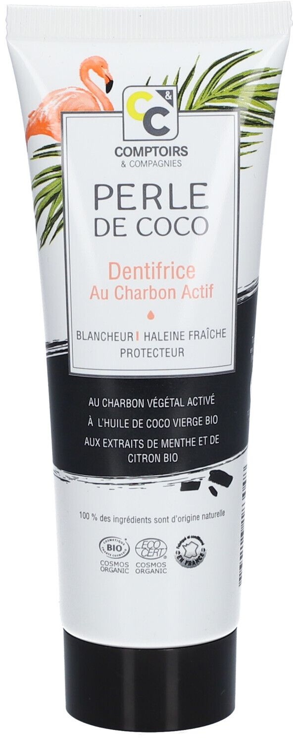 Comptoirs & Compagnies Perle de Coco Dentifrice Bio au Charbon Activ 75 ml dentifrice(s)