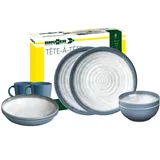 Brunner 0830143N.C5T Campinggeschirr Set für 2 Personen, Tête-À-Tête Tuscany, 8-teilig