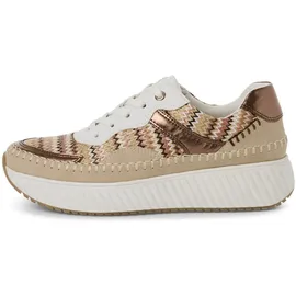 Marco Tozzi Sneaker Damen Weite E Beige 39