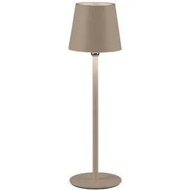 just light. Akku-Tischleuchte Boteria Kunststoff Beige Sand