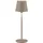 just light. Akku-Tischleuchte Boteria Kunststoff Beige Sand
