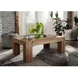 Massivmoebel24 Couchtisch Teak 120x80x45 BASSANO #105 - 2 Jahre Gewährleistung - mind. 14 Tage Rückgaberecht - Beige