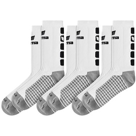 Erima Classic 5-C Socken Weiß/Schwarz, 43-46