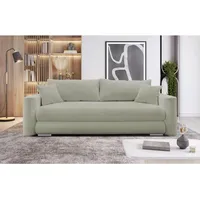 Mid.you Schlafsofa, Taupe, Textil, 232x88x105 cm, Liegefunktion, Wohnzimmer, Sofas & Couches, Schlafsofas, Schlafsofas mit Bettkasten