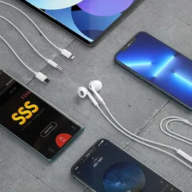 DUDAO X14PROL-W1 In-Ear-Kopfhörer mit iPhone Anschluss Weiß