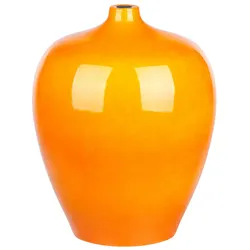 Terrakotta Blumenvase 37 cm Orange TERRASA