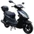 50 ccm 2,7 PS 25 km/h Schwarz mit Topcase