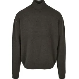 URBAN CLASSICS Oversized Roll Neck Pullover Schwarz 3XL