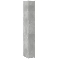 VidaXL Hochschrank Schmal Betongrau 30x42,5x225 cm Holzwerkstoff