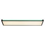just light. JUST LIGHT LED Deckenlampe MARIO flach Panel, CCT-Farbtemperaturregelung, RGB- Farbwechselfunktion Wohnbereich, z.B. Wohnzimmer, Schlafzimmer, Essz... - schwarz,