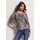 Madeleine Edler Druckpullover mit 3/4-Arm Wollweiß 44