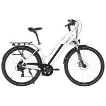AsVIVA B15 City E-Bike 28 Zoll, B15_FBA 36V Trekkingrad Elektrofahrrad Pedelec weiß