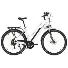 AsVIVA B15 City E-Bike 28 Zoll, B15_FBA 36V Trekkingrad Elektrofahrrad Pedelec weiß