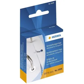 Herma Verstärkungsringe selbstklebend Ø 12 mm transparent 500 St.