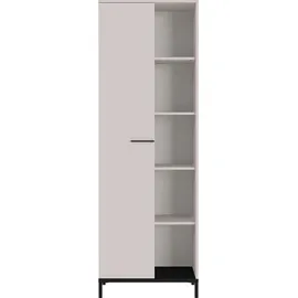 Germania Büromöbel-Set GERMANIA "GW-Rovigo", beige (kaschmir, schwarz), B:278cm H:190cm T:80cm, Holzwerkstoff, Metall, Arbeitsmöbel-Sets, Büromöbel-Set, Schreibtisch elektrisch höhenverstellbar