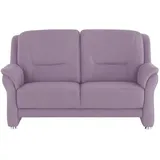 meinSofa Couch Mikrofaser 2-Sitzer Lila
