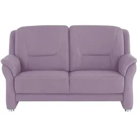 meinSofa Couch Mikrofaser 2-Sitzer Lila