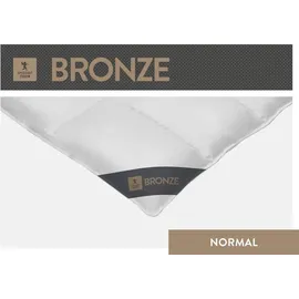 SPESSARTTRAUM Daunendecke Bronze normal, Daunen 10% Federn 155x200 cm