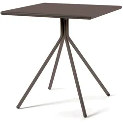 Outdoortisch Rick 80x80x75 cm bronze