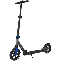 Crivit Aluminium-Scooter Big Wheel (schwarz/blau)